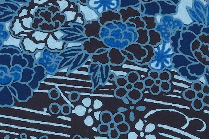 W106_藍染花の波【ツヤあり】